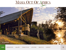 Tablet Screenshot of mama-out-of-africa.com